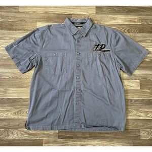 Harley Davidson Mechanic Shirt Men’s XL Pockets Thick Work Garage Heavyweight